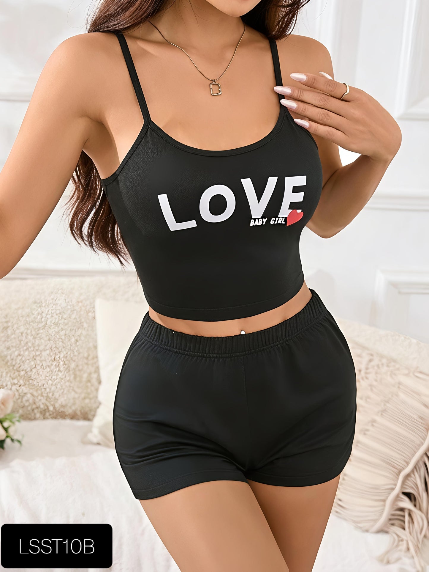 Women's Summer Comfortable Short Tops Set