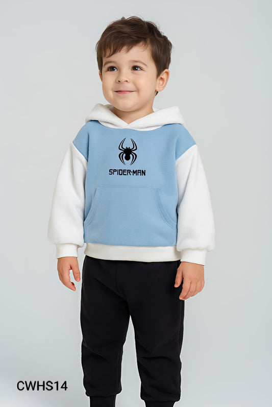 Kids Fashionable Hoodie Set, Kids Clothing Print and Trousers Two-Piece Set